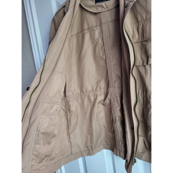Endless Love Women's Small Tan Khaki Button-Up/Zip Jacket - Picture 5 of 6
